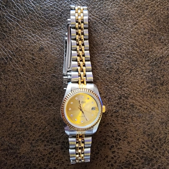 Noble Women's Gold and Silver Watch - Picture 3 of 4